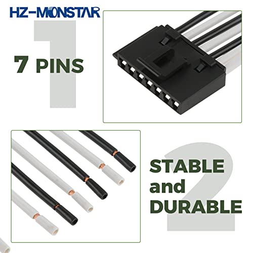 Image of 89019088 HVAC Blower Motor Resistor Kit with Harness, Compatible with 2003-2006 Chevy Silverado Tohoe Avlanche Yukon GMC Sierra Suburban Cadillac ESV EXT Replace 22807123 973-405 15-81086