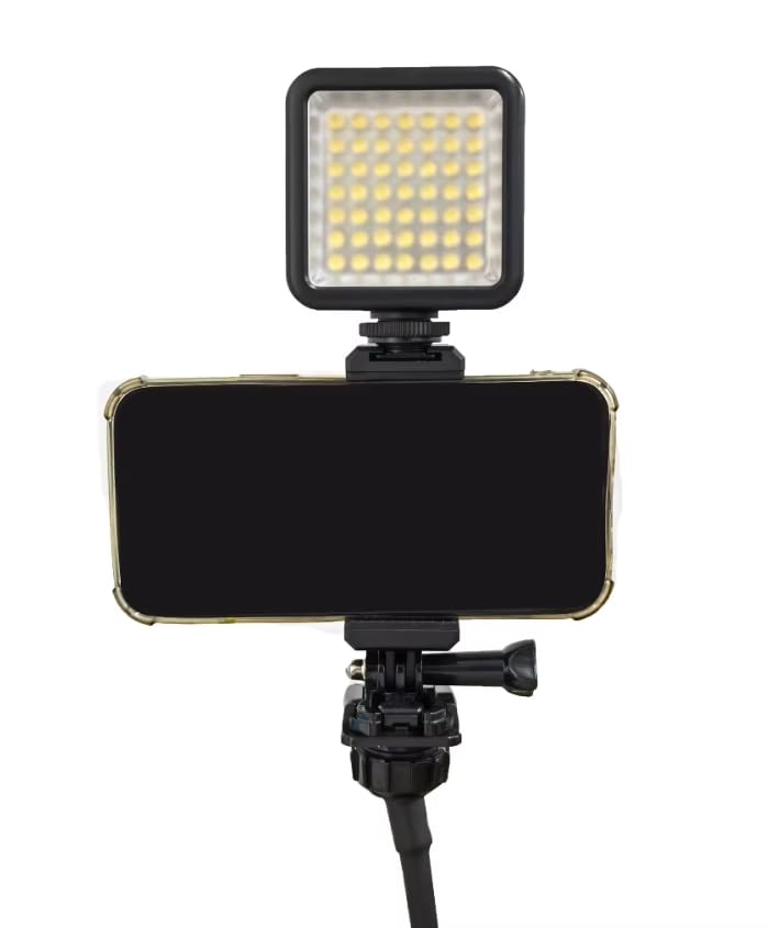 Uchwyt na statyw do telefonu komórkowego z interfejsem kamery sportowej do GoPro Selfie Stick Monopod akcesoria do montażu rowerowego, uchwyt na telefon komórkowy z otworem na śrubę 1/4 cala, uchwyt