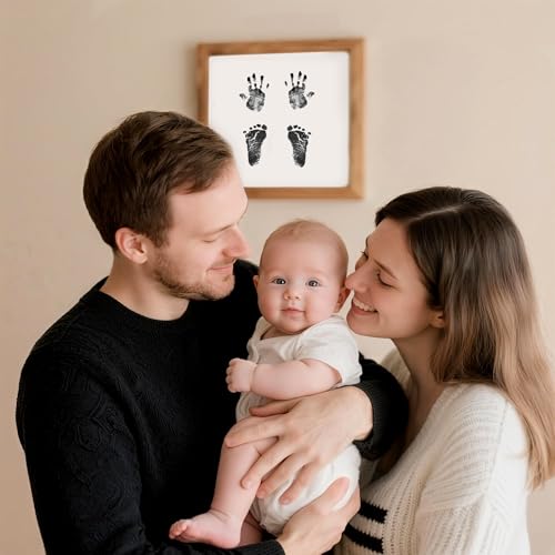 Kit Per Impronte Di Mani E Piedi Senza Inchiostro, Per Cani, Gatti, Animali Domestici, Con Tampone Di Inchiostro Pulito Per Neonati E Animali Domestici, Confezione Da 4 - 3