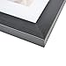 Giftgarden 5x7 Picture Frame Set of 8, 6x8 Matted to Display 5 by 7 Photo with Mat or 6 by 8 Without Mat for Wall or Tabletop, Black