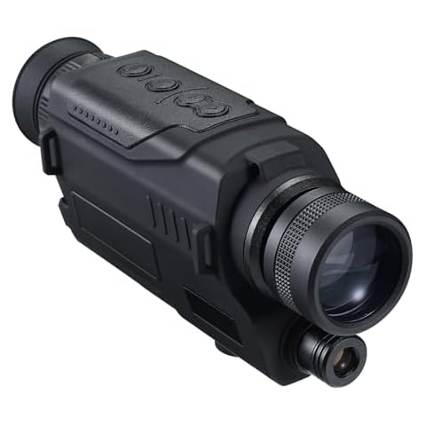 Handheld Night Vision Monocular 650 feet Visual Distance,850nm Infrared wavelength,1920x1080p Photo Optical & Digital Zoom 6-18X Night Vision Monocular for Hunting Cover