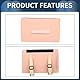 INFINAUTO Auto Taschentuchhalter, Auto Sonnenblende Serviettenhalter, Auto Armlehne Taschentuchhalter, Pinkes PU-Leder Rücksitz Taschentuch Etui Taschentuchbox Abdeckung