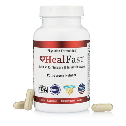 Image of HealFast Post Surgery & Injury Recovery Supplement - Supports Healing, Scar Treatment & Bruising - BBL Post-Op Support for Surgery Recovery