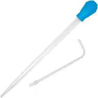 Alimentador de corais para aquário, ferramenta de limpeza de resíduos de peixes, limpador manual, trocador de água, ferramenta de limpeza de tanque de peixes, conta-gotas de sifão, removedor de