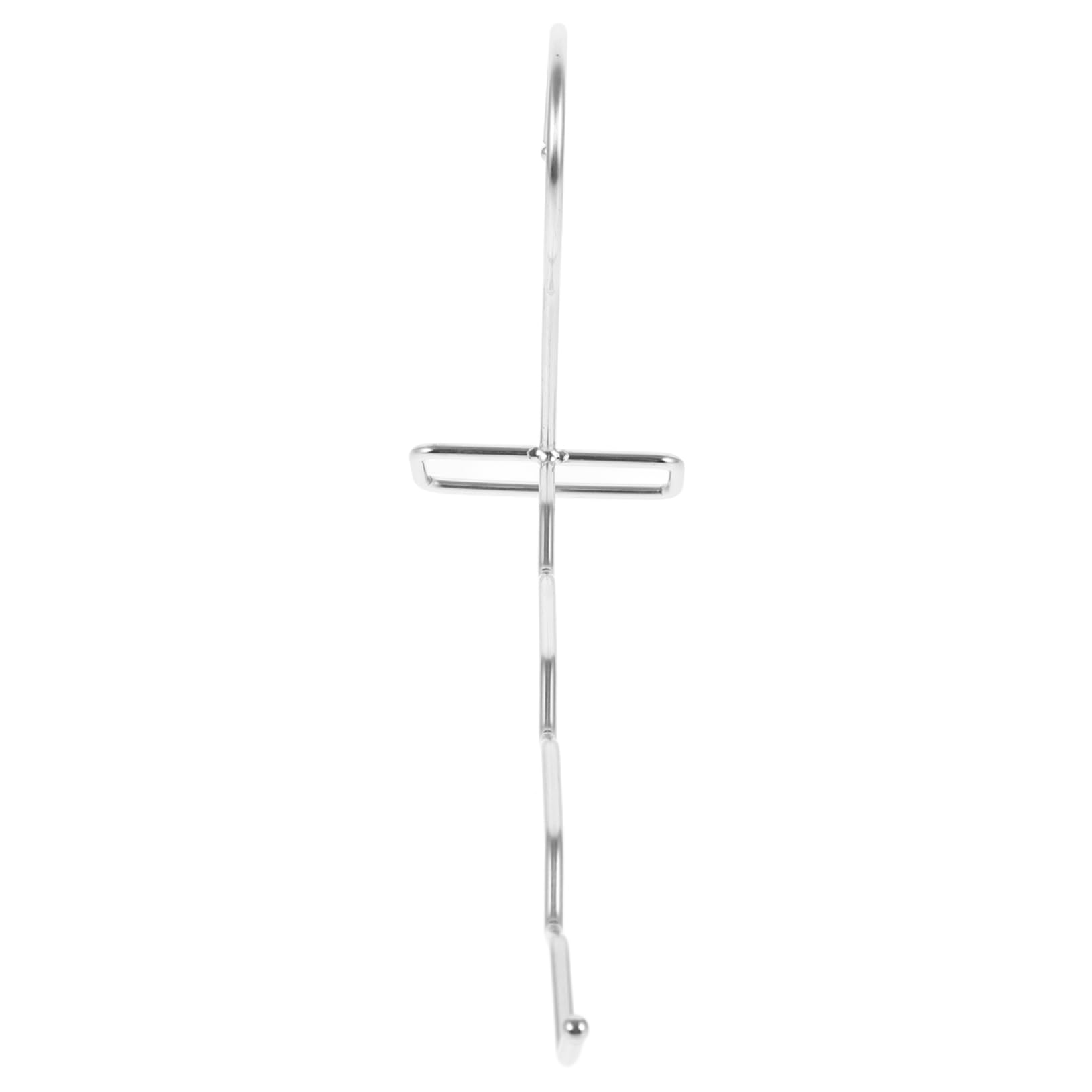 Stainless Steel Clothes Hanger Rack Portable Drying Rack for Travel and Home Use Single Rod Design for Indoor