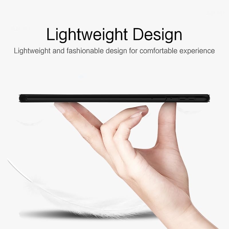 Custodia protettiva per tablet PC compatibile con Xiaomi Pad 6 Max 14, custodia con funzione di accensione/spegnimento automatico, funzione di supporto a tre pieghe, custodia protettiva morbida e