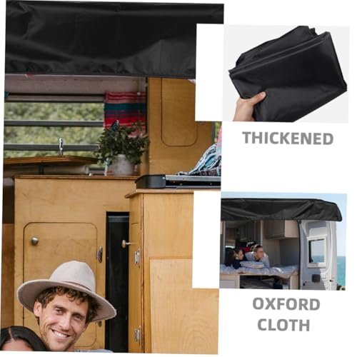 Parasol para maletero de autocaravana pequeño protector solar de camping de tela 3