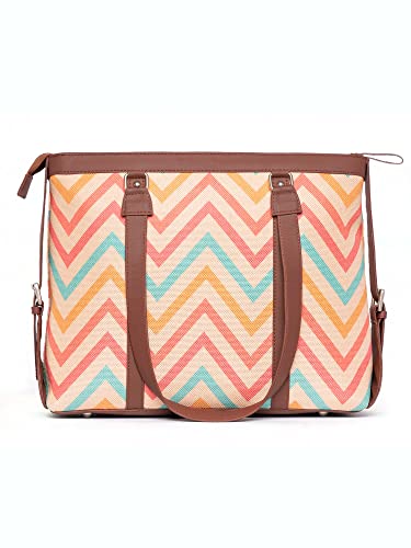 ZOUK Vegan Leather Women's Office Bag for 15.6 inch Laptop, MacBook - Image 4