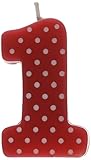 Creative Converting Molded 1st Birthday Candle, 2.5' x 1.5', Multicolored