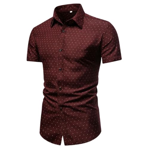Chemise imprimée homme manche courte idéale pour vos terrasses