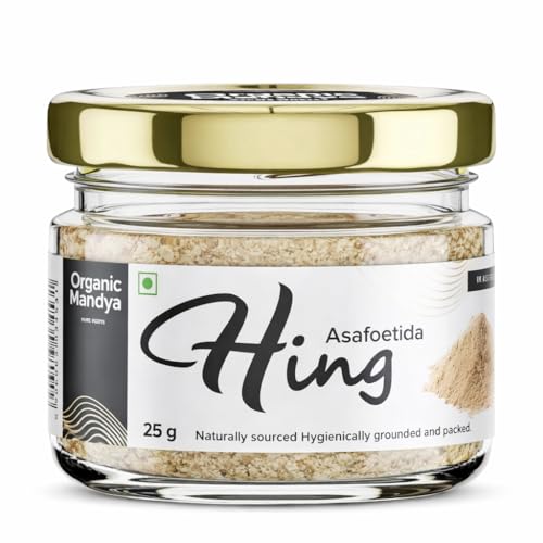 Image of Pure Hing 25g - Hand Pounded Asafoetida Kadak Heeng Granules | No Atta No Maida, Strong Aroma Hing by Organic Mandya