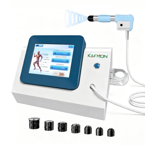 Máquina de terapia con ondas de choque, dispositivo para terapia de ondas de choque FSA y HSA, para recuperación muscular y alivio del dolor articular, no invasivo, sin efectos secundarios, corriente alterna 110 V / 60 Hz, presión de 0,5 a 10 bar miniatura 1