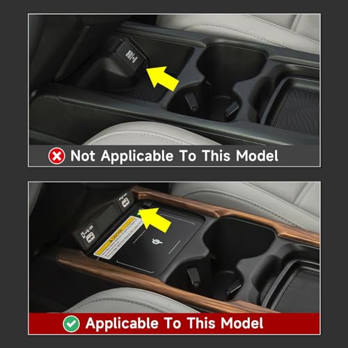 Image of for Honda CR-V 2020 2021 2022 Accessories CRV Cup Frame Decals ABS Carbon Fiber Stickers, B
