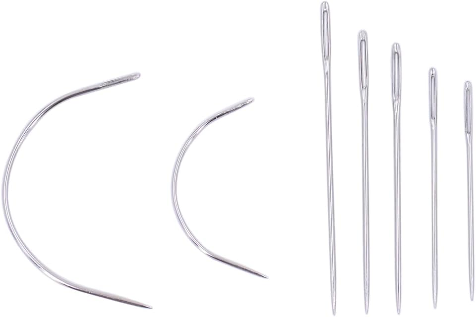 Hand Sewing Complete Kit | Featuring THIK-Grip Thimble [3 Sizes] | Including Needles (105) - Fabric Clips (10) - Pins (100) & Many More Supplies