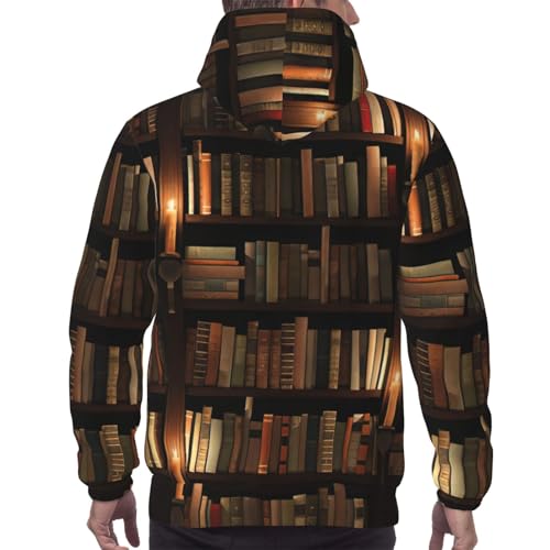 Sweat Mysterious Library imprimé original pull homme EdWal - 4