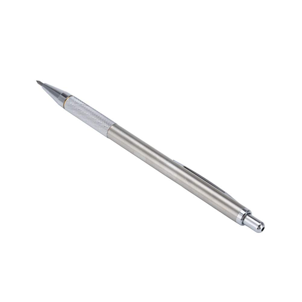Oumefar Tungsten Steel Glass Cutter, 1 pc Scriber Metal Cutting Lettering Diamond Scribe Pen Engraver Glass Cutting Metal Scribe Tool for Ceramics (Silver) 1904 machine 27-4 decals vebac — Amazon image 7