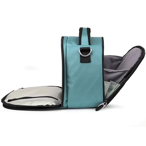 Funda acolchada para mini proyector, compatible con AAXA, Sony, iCODIS, ZOPro y AMOOAW, color azul cielo miniatura 3