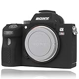 Easy Hood Camera Case for Sony Alpha a7III a7 III a7R III a7RIII ILCE-7RM3 a73 a7R3 a7R Mark III Soft Silicone Rubber Protective Body Housing Case Skin Camera Protector Cover (Black)