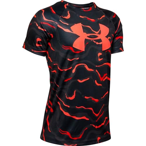 Image of Under Armour Boys' Tech Big Logo Printed Short Sleeve Gym T-Shirt