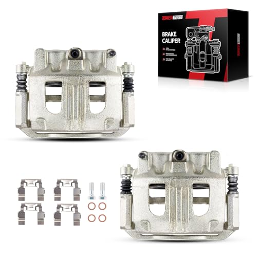 Image of Torchbeam Front Brake Calipers Set for Ford 2003-2011 Ranger, Ford 2002-2005 Explorer, Ford 2001-2002 Explorer Sport Trac, Front Left and Front Right Calipers Replace # 18B4758+18B4759