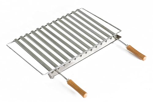Griglia argentina in acciaio inossidabile 66x35
