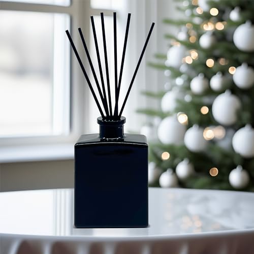 Urban-Naturals-Smoked-Vanilla-Reed-Diffuser-Set-with-Vanilla-Bean-Sandalwood-Leather–5-Ounce-Sleek-Black-Rectangular-Refillable-Glass-Bottle–Made-in-The-USA Urban Naturals Smoked Vanilla Reed Diffuser Set with Vanilla Bean Sandalwood Leather–5 Ounce Sleek Black Rectangular Refillable Glass Bottle–Made in The USA