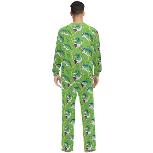 Unisex Pajama Set Long Sleeve Sleepwear Soft 2 Piece Loungewear Pj Sets for Women & Men4