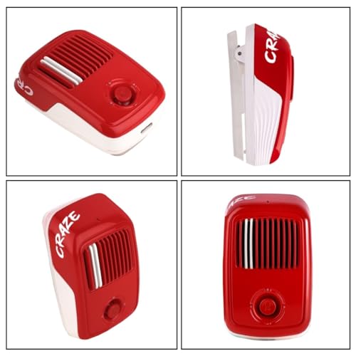 Image of Arctic Fox Craze MP3 Music Bluetooth Speaker |Super Compact, Robust Sound|3W RMS|in-Built Mic with Voice Assistance|Upto 6 Hrs Playtime|Save 100+ MP3 Songs |Type C Charging (Red)