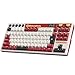 【Amazon.co.jp限定】RK ROYAL KLUDGE M87 ワイヤレスゲーミングキーボード|日本語配列|LCDスクリーン&デュアルノブ搭載|75%サイズ・ガスケットマウント構造|2.4G/Bluetooth/USB-C接続|7500mAhバッテリー・RGBバックライト|ホットスワップ対応クリームスイッチ|レッド