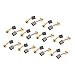 Aexit 10 Pairs Mounts & Accessories 9x8x5mm Carbon Brushes Power Tool for Electric Hammer Accessories Drill Motor
