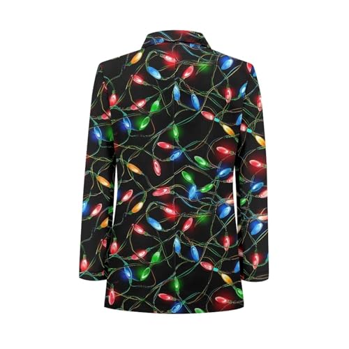 POLERO Women's Long Sleeve Blazer Cute Open Front Cardigan Office Work Suit Jackets with Pockets2