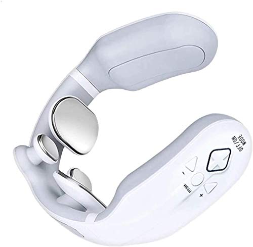 AnsatzMassager mit Wärme, Intelligent tragbaren Pulse Nackenmassage schnurlosen Telefon, Smart Deep Tissue Triggerpunkt-Massage für Frauen, zu Hause,