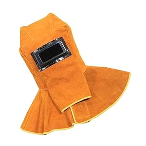 NUOBESTY Schweißhelm mit Abnehmbarer Abdeckkappe