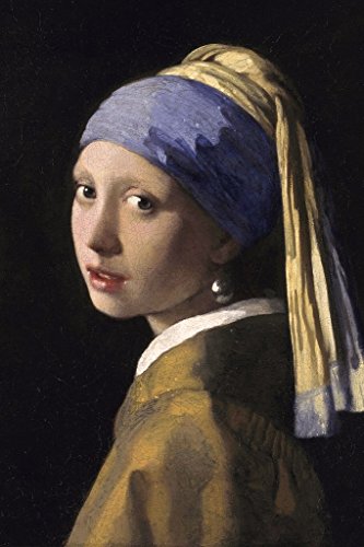 Johannes Vermeer Girl With A Pearl Earring Girl Oil Painting Vermeer Pearl Art Print Fine Art Wall Decor Woman Portrait Pearl Earring Scarf Painting Cool Wall Decor Art Print Poster 12X18 #TOP9