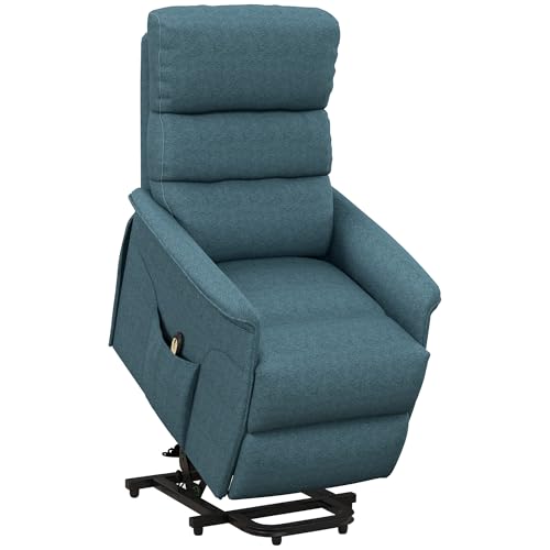 HOMCOM Power Lift Recliner Chair for Elderly, Easy Assembly, Fabr...