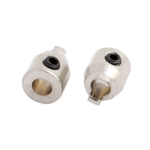 Aexit 2 Pcs Electrical equipment 4.76mm Hole Dia Marine Paddle Fork Shaft Paddle Fork Depth 10mm Height 12mm