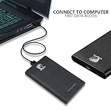 Slim Portable External Hard Drive HDD – USB 3.0 TO Type-C High-Speed Storage – Compatible with Windows, Mac, Laptop, PC, Desktop, PS4, Xbox – Backup for Data, Movies, Games & Photos (Black, 1TB) - Image 15