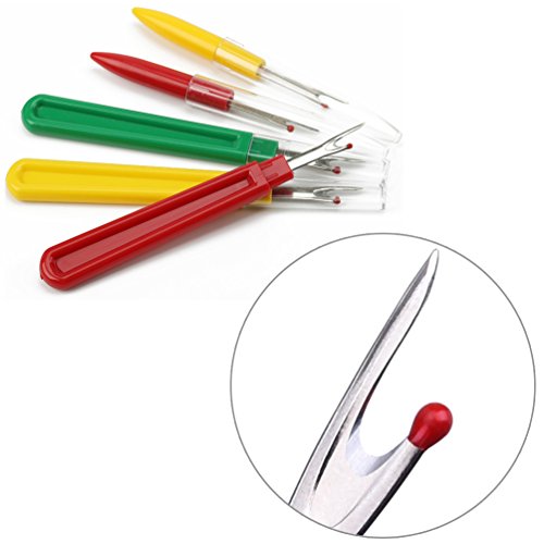 Seam Sewing Ripper Set, Kingmas 9 Pcs Thread Remover Kit Handy Stitch Ripper Sewing Tools With 1 Scissors For Opening Seams And Hems #TOP2