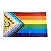 Disability Inclusive Progress Pride Flagge, 90x150 cm, CSD, Queer, Rainbow, NEW, Progress Pride, Regenbogen Design, Polyester