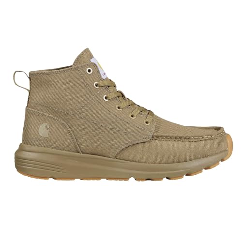 Carhartt Haslett Moc Toe Chukka de lona para hombre, Coyote, 41 EU