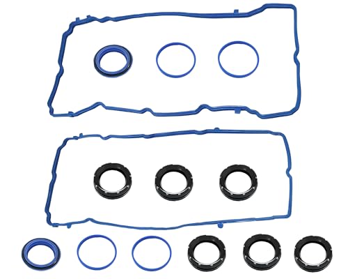Image of VS50805R Valve Cover Gasket Set for Dodge Charger Challenger 3.6L 2011-2020 Chrysler 200 300, Durango Grand Caravan Journey Jeep Cherokee, Wrangler, Ram 1500 5184596AE