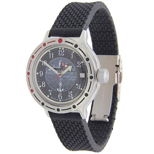 Preisvergleich Produktbild Vostok Amphibian Russische Automatik Taucheruhr schwarz #420831