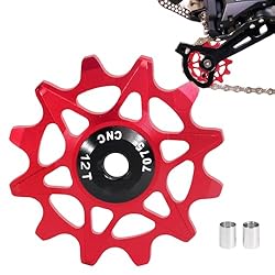 Dopsyesn Rueda De Polea para Bicicleta,Polea Guía ...: Durabilidad y Rendimiento: Ingeniería avanzada asegura respuesta de la cadena mediante forja de precisión que conserva resistencia, logrando reducción de peso y rendimiento ligero constante. Actualización Simplificada: Garantiza funcionamiento suave ...