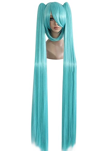 Mtxc Vocaloid Cosplay Hatsune Miku 130cm de Perruque Pers