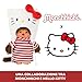 Bandai Monchhichi SE252848 Hello Kitty 80s Monkey Soft Toy 20 cm for Children and Adults 2 Years and Above
