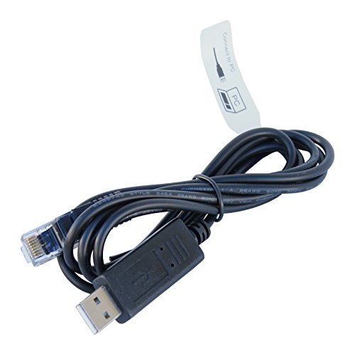 Cavo da RJ45 a USB per collegare un regolatore di carica solare a un PC/computer (lunghezza 1,5 m)