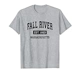Photo Gallery fall river massachusetts ma vintage sport design nero desi maglietta Photo Gallery fall river massachusetts ma vintage sport design nero desi maglietta
