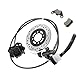 GO KART Hauptbremszylinder-Kit, Hydraulisches Bremsen-Kit, Universal-Go-Kart-Bremsen-Kit, Scheibenbremsen-Kit, Bremsbelag, Scheibenrotor für 50 110 125 150 200 250