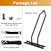 CC-125 Cargo Box Bike Rack Adapter, Hitch Bike Rack Adapters Bike Wheel Holders for Cargo Carrier on Camper Travel Trailer, Fit for All Types of Bikes with Tires Width Less Than 2-1/4
