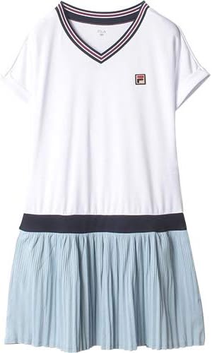 Amazon Co Jp フィラ テニス テニスシャツ ワンピース Vl2291 レディース サックス L 服 ファッション小物